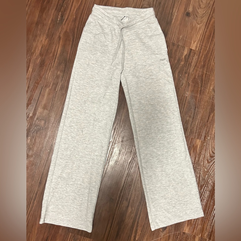 Aritzia waffle knit straight leg sweatpants